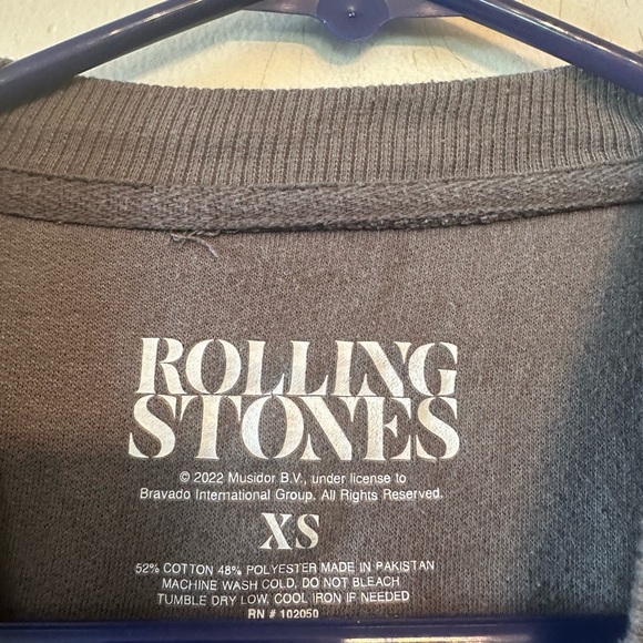 Women’s Rolling Stones crewneck sweater XS - Picture 2 of 2